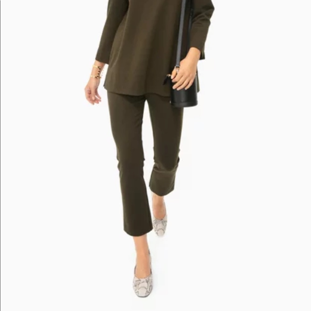 NWT Tuckernuck Ashford Ponte Pant in Army Green - XXS